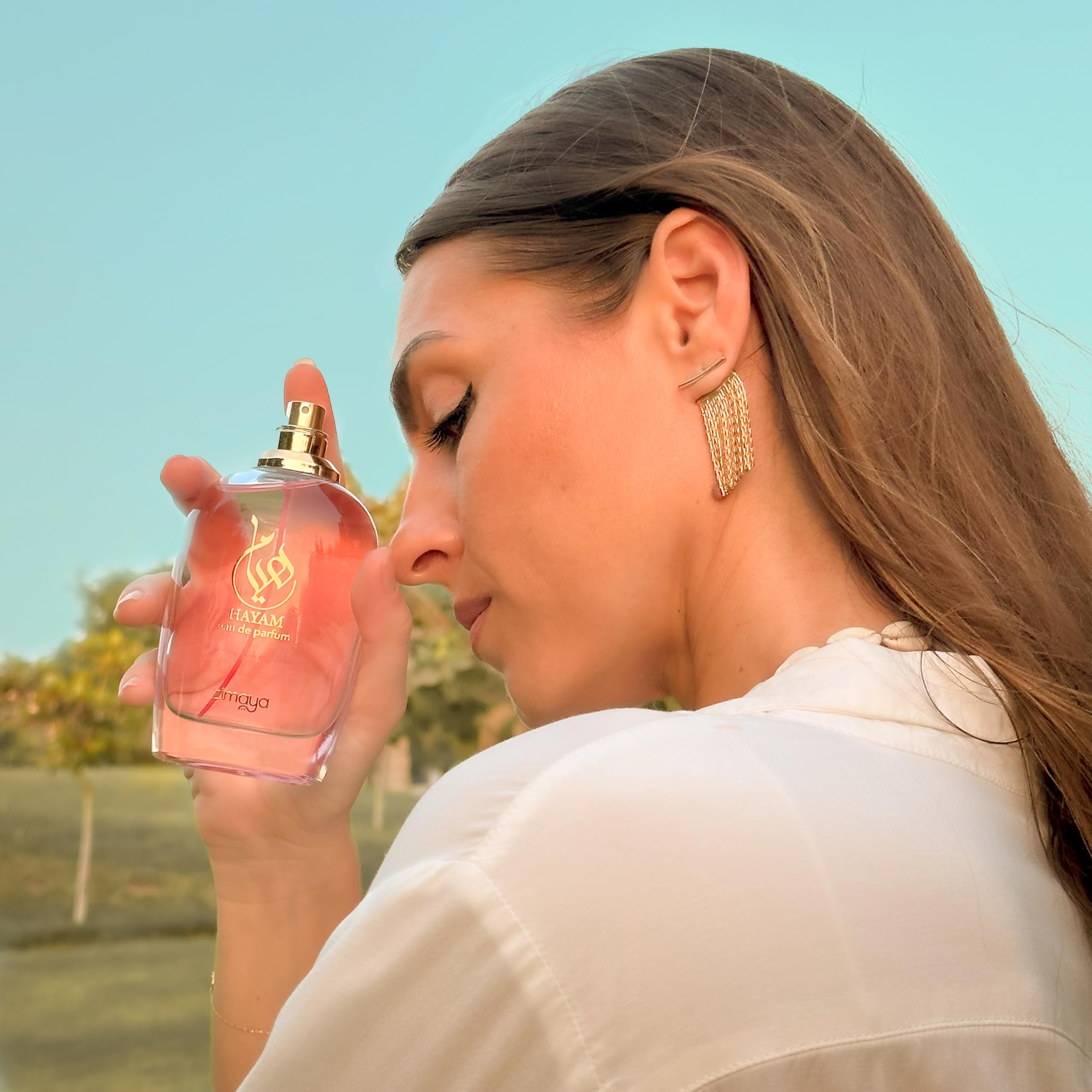 Amazon.com: zimaya Hayam Pour Femme Eau De Parfum, 3.4 onzas